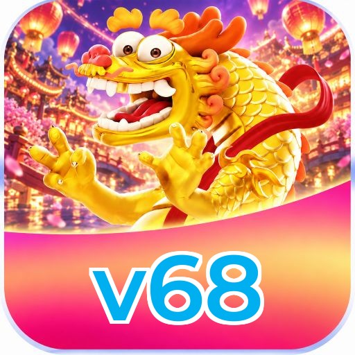 Logo v68 Slots Premium Brasil