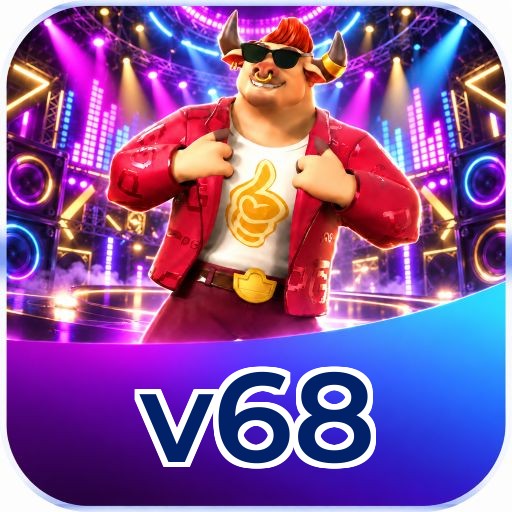 Logo v68 Cassino Online Brasil