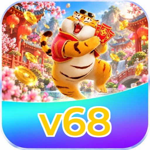 Logo v68 Cassino Online Brasil